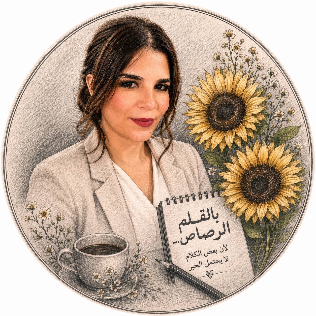 بالقلم الرصاص